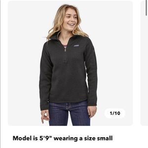 Women's Better Sweater® 1/4-Zip Fleece Black